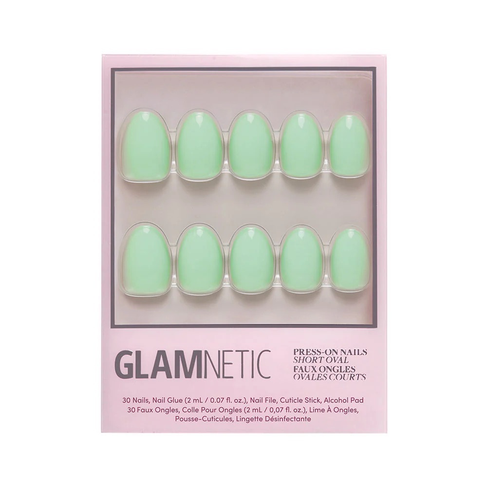 2 for $24 - Glamnetic Press On Nails - Mint Green